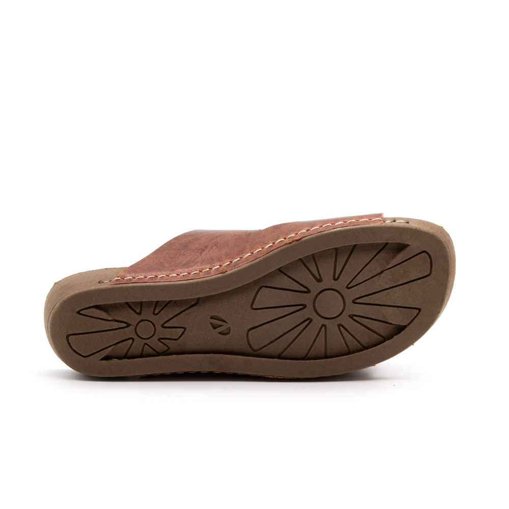 Sandália Flatform Goa em Couro Crush Rust - 14260CR Sandália Flatform Goa em Couro Crush Rust - 14260CR