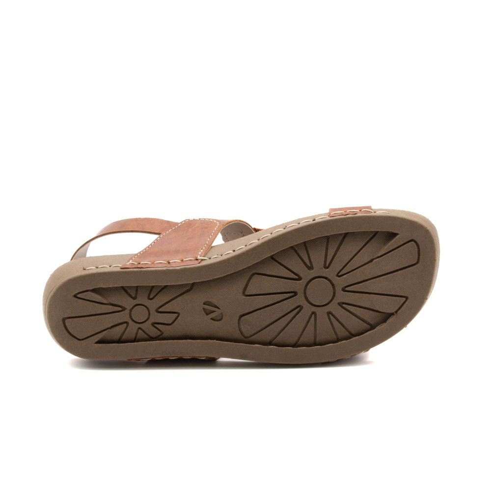 Sandália Flatform Goa em Couro Crush Rust - 14300CR Sandália Flatform Goa em Couro Crush Rust - 14300CR