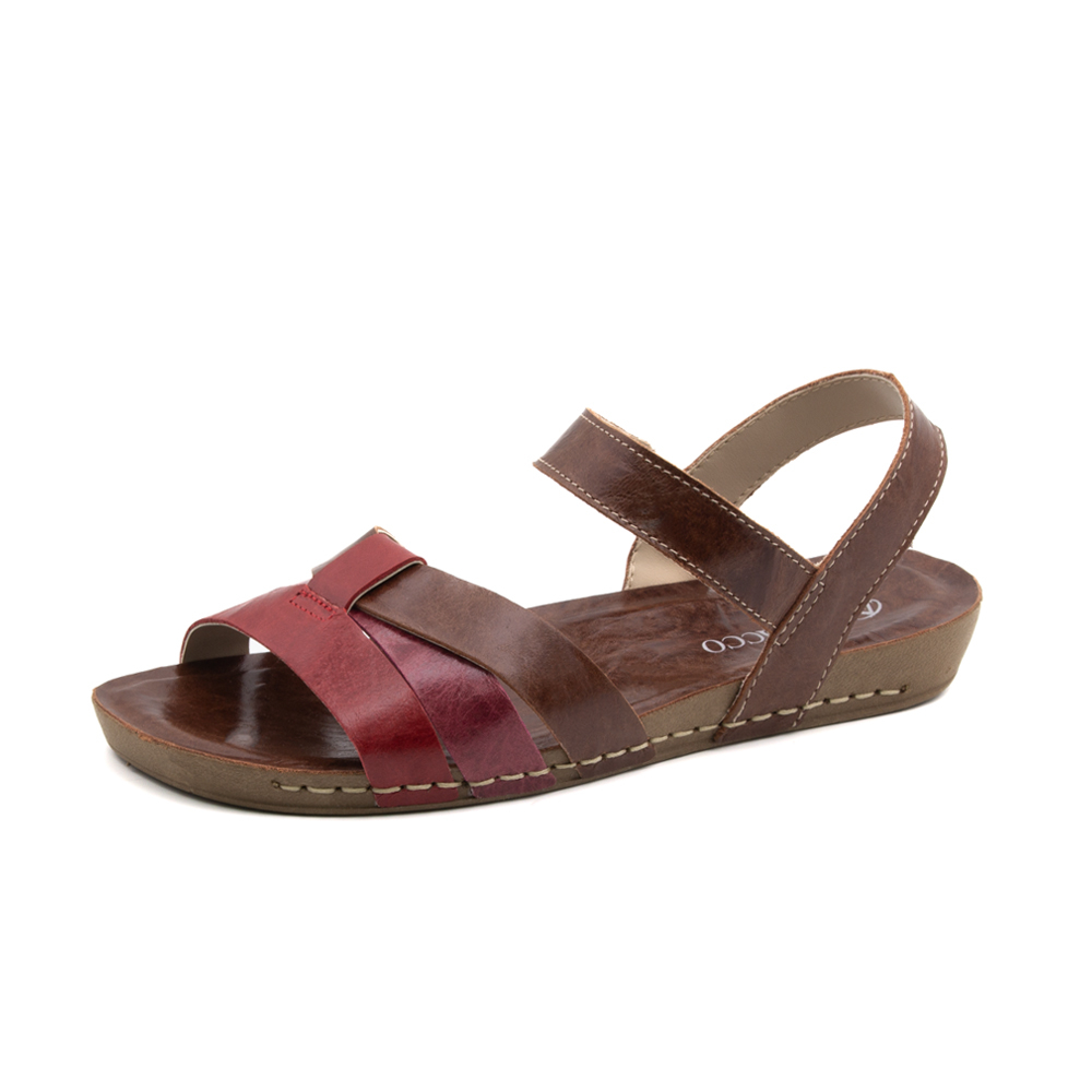 Sandália Flatform Goa em Couro Crush Sépia - 14281CS Sandália Flatform Goa em Couro Crush Sépia - 14281CS
