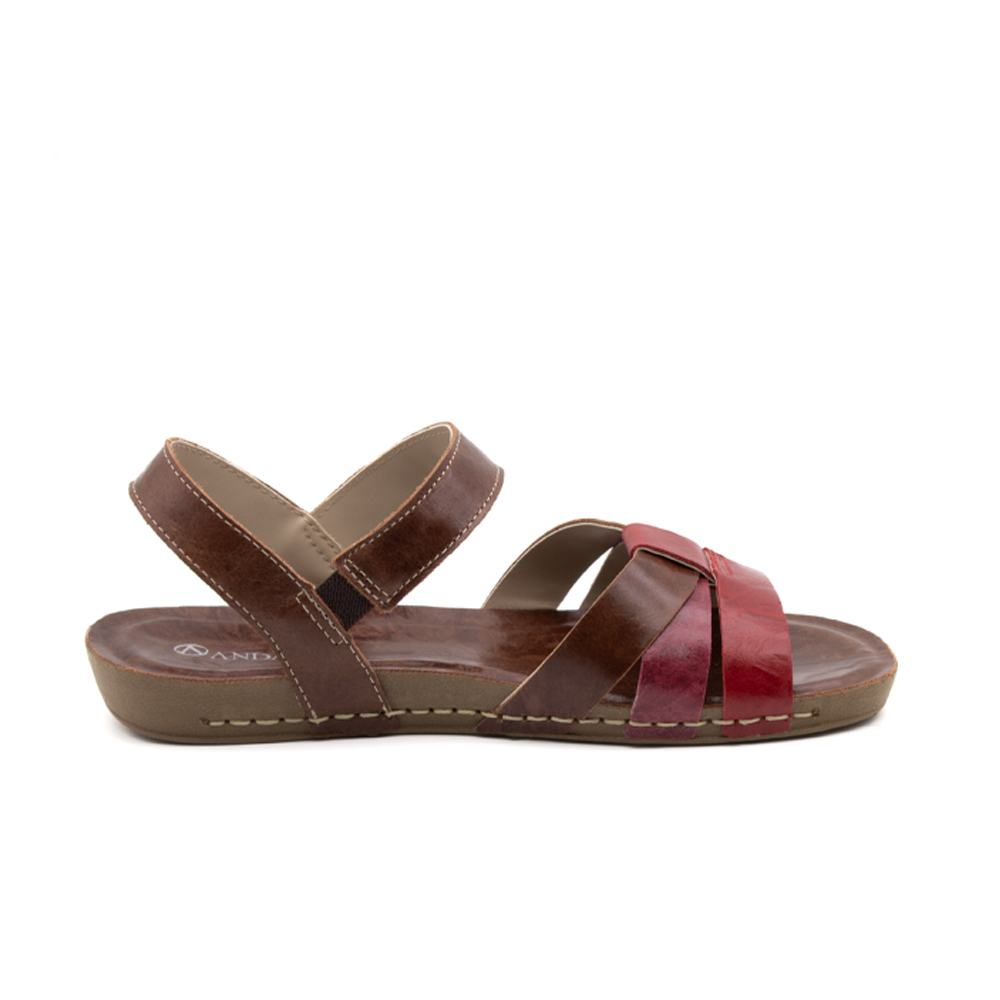 Sandália Flatform Goa em Couro Crush Sépia - 14281CS Sandália Flatform Goa em Couro Crush Sépia - 14281CS