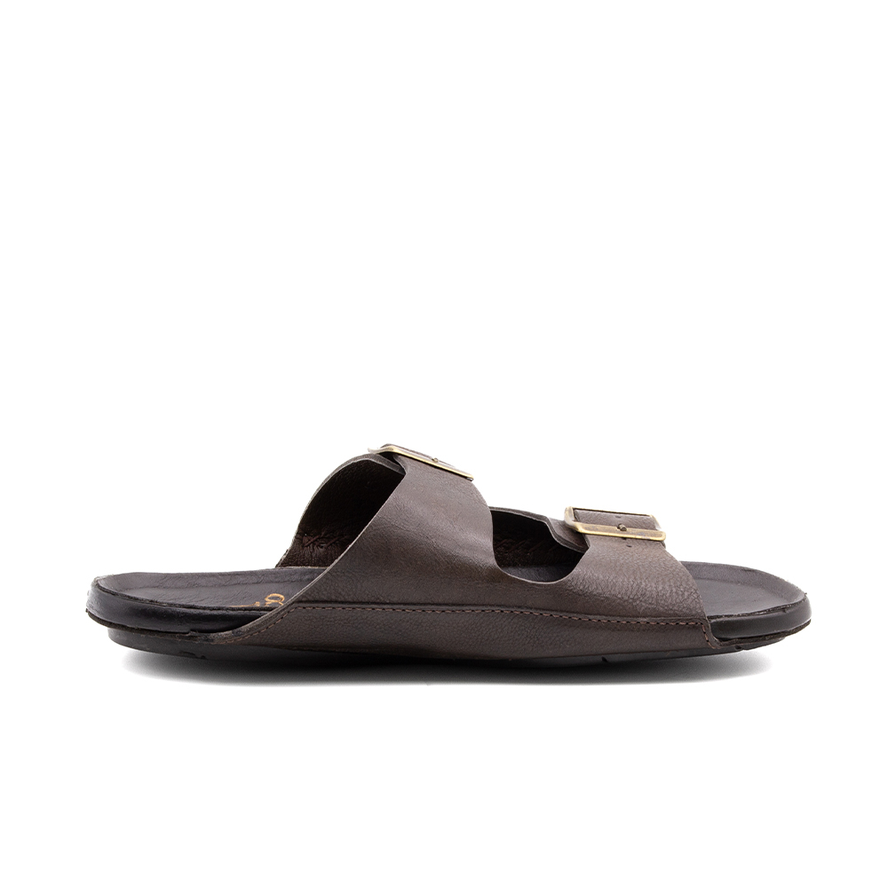 Sandália Masculina Asteca em Couro Senna Coffee - 8840SC