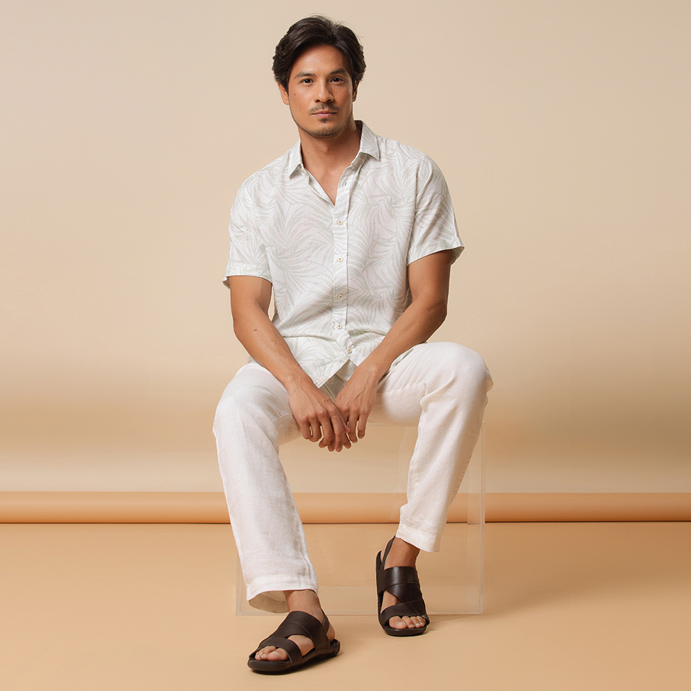 Sandália Masculina Mali em Couro Senna Coffee - 7323SC