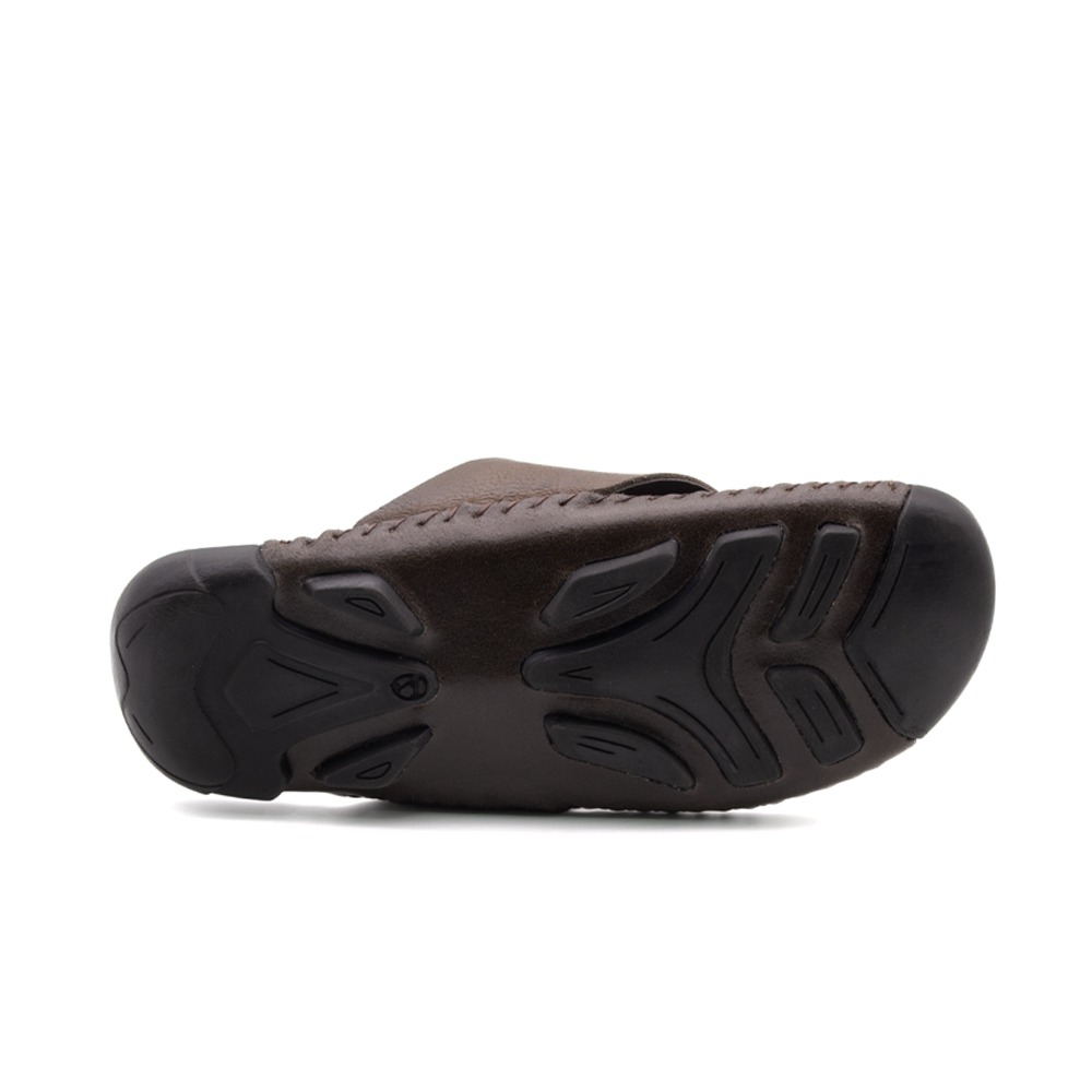 Sandália Masculina Mali em Couro Vertigo Tabaco - 7320VT Sandália Masculina Mali em Couro Vertigo Tabaco - 7320VT