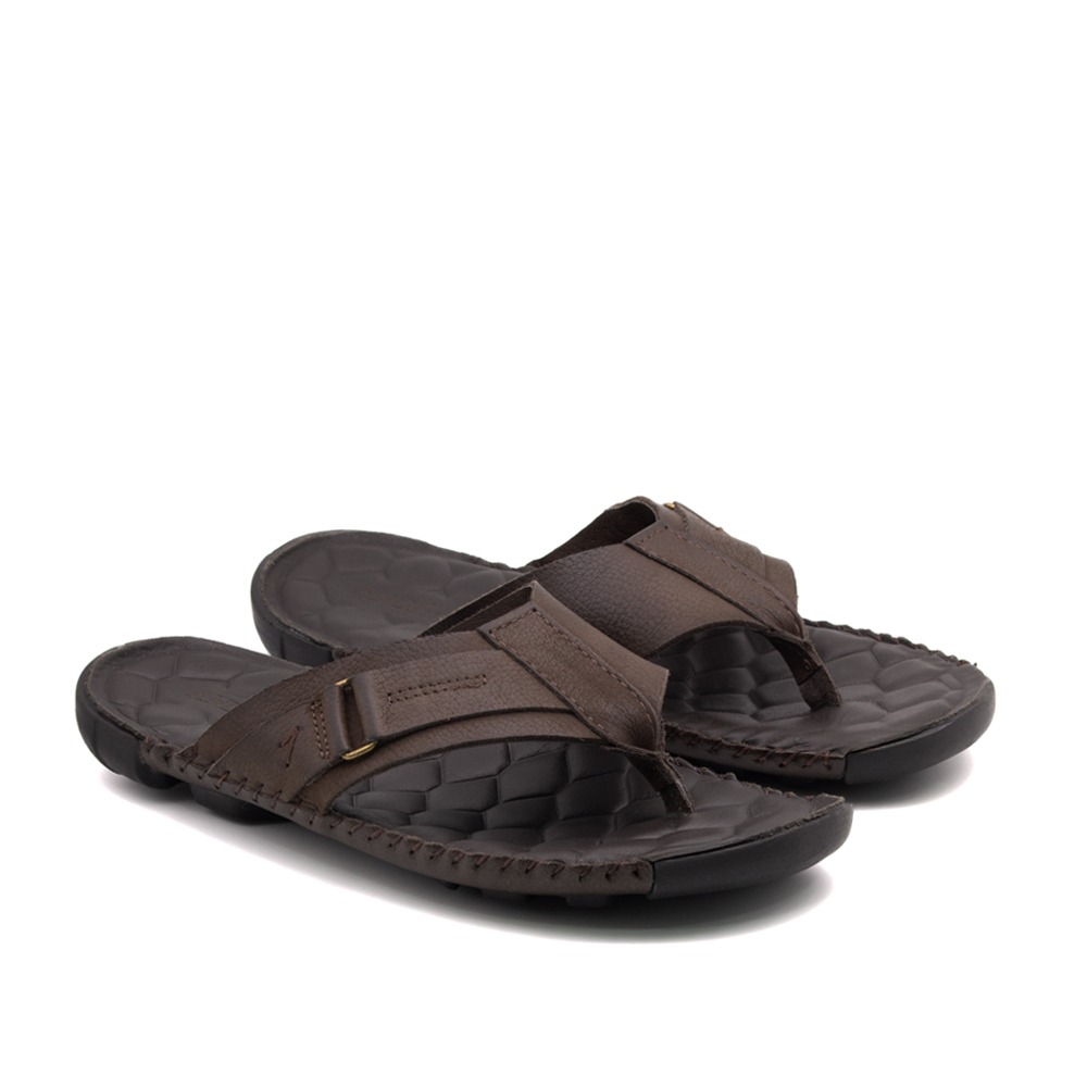 Sandália Masculina Mali em Couro Vertigo Tabaco - 7320VT Sandália Masculina Mali em Couro Vertigo Tabaco - 7320VT