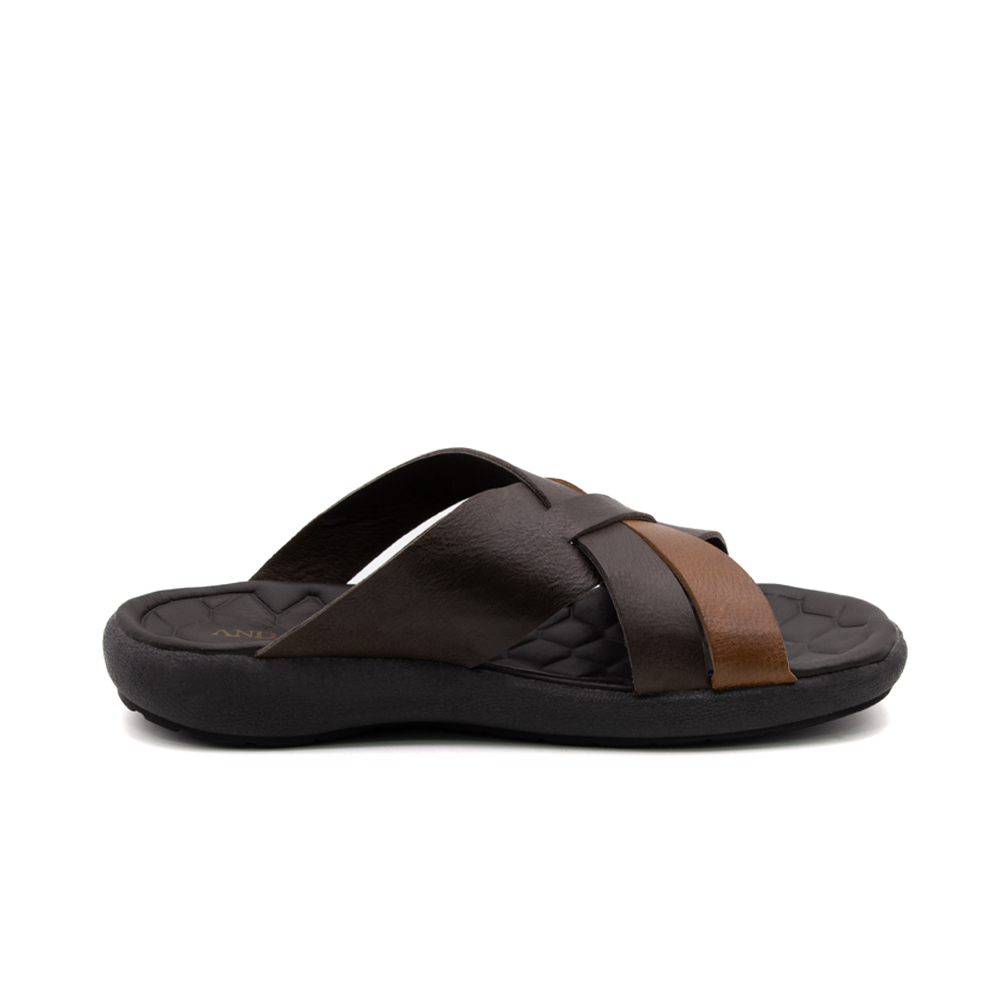 Sandália Masculina Massai em Couro Senna Coffee - 5301SC