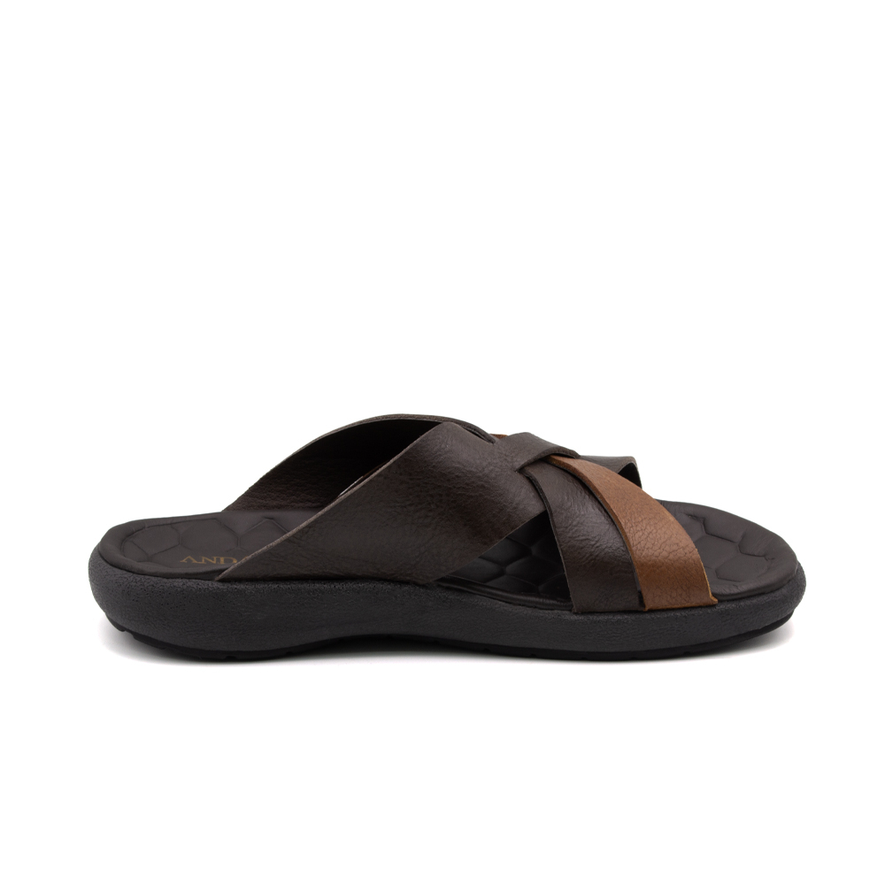 Sandália Masculina Massai em Couro Senna Coffee - 5301SC