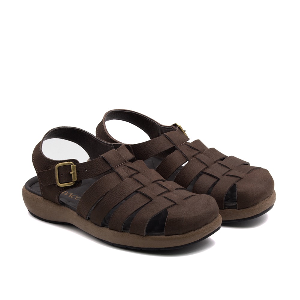 Sandália Masculina Massai em Couro Vertigo Tabaco - 5306VT Sandália Masculina Massai em Couro Vertigo Tabaco - 5306VT
