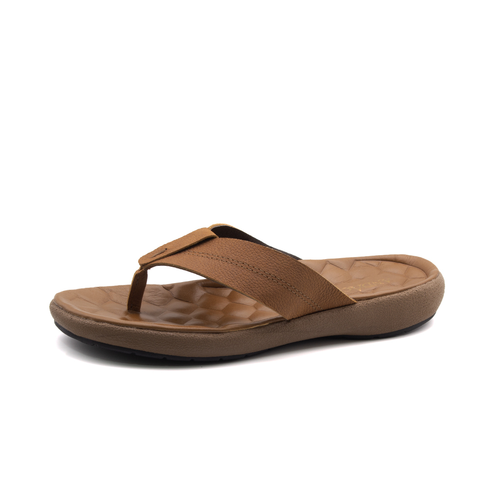 Sandália Masculina Massai em Couro Vertigo Tan - 5300VT