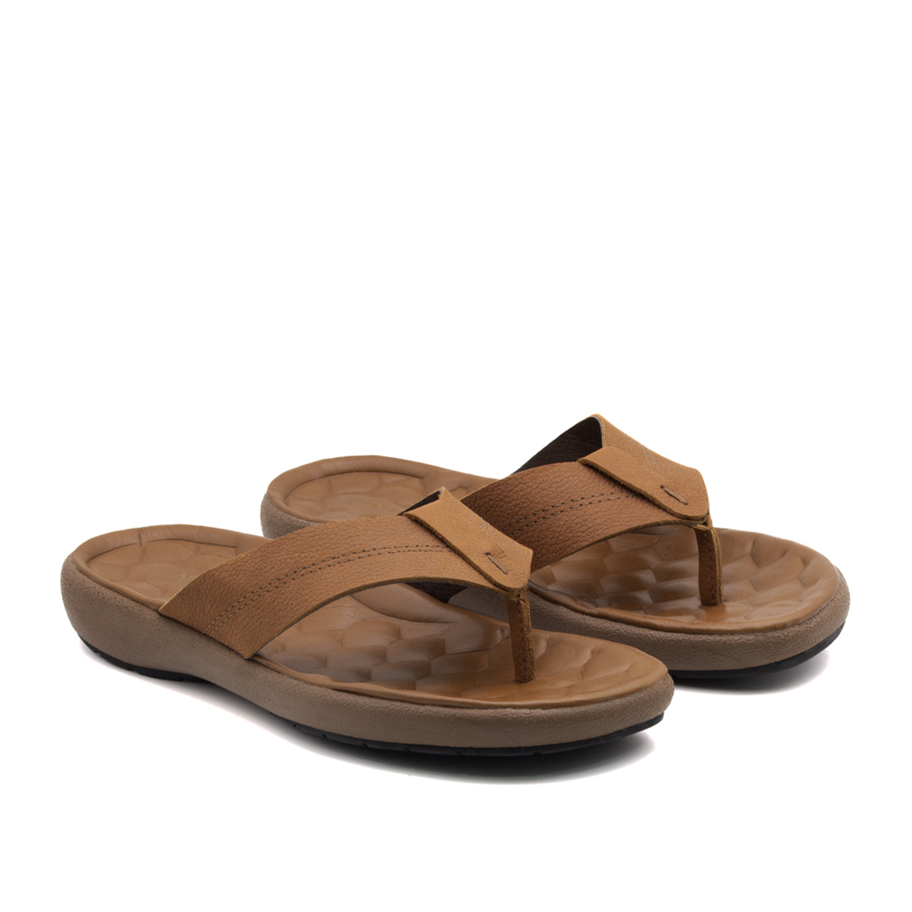 Sandália Masculina Massai em Couro Vertigo Tan - 5300VT