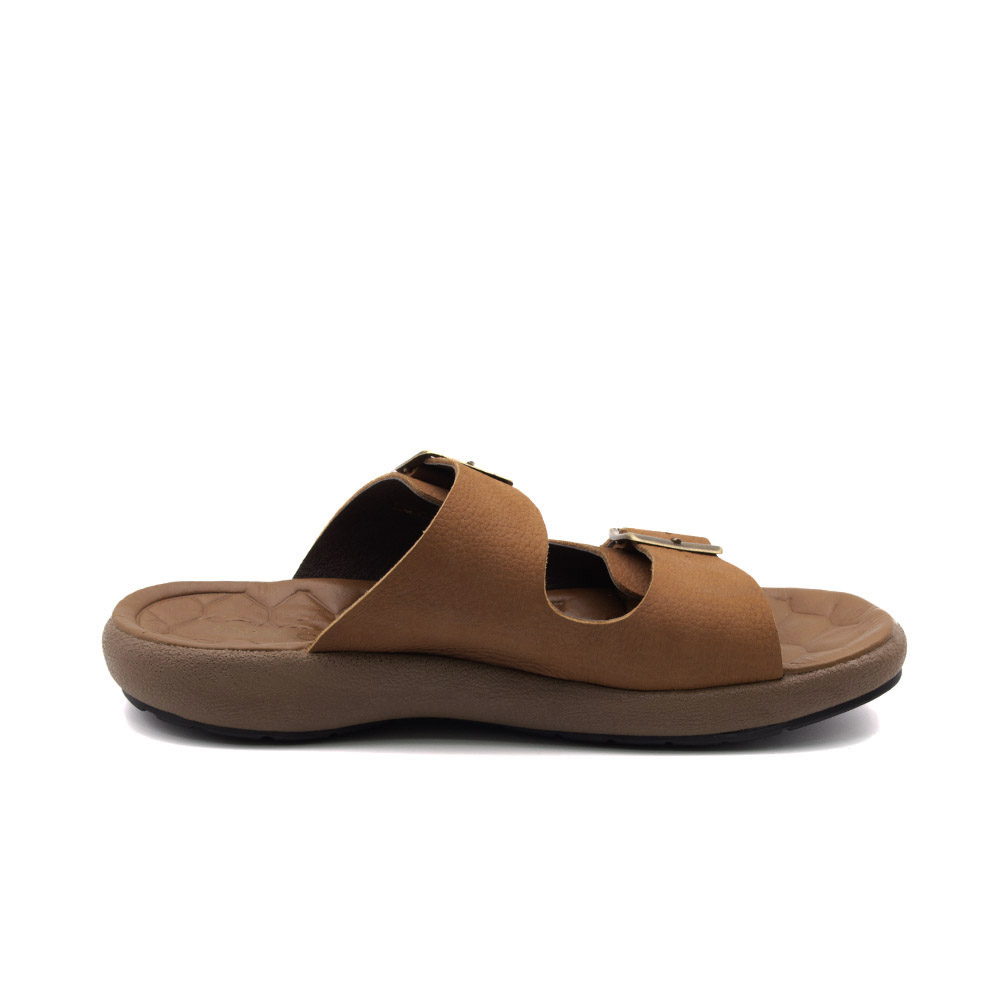 Sandália Masculina Massai em Couro Vertigo Tan - 5302VTA