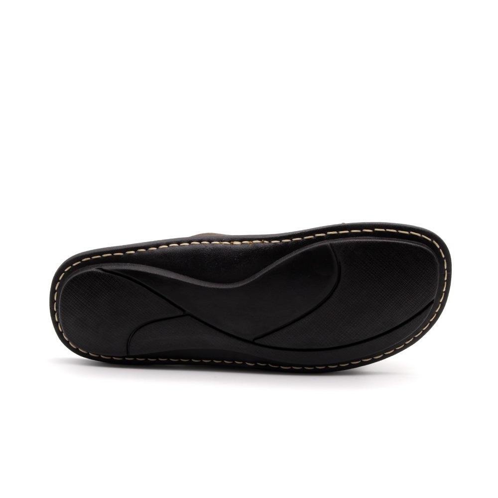 Sandália Masculina Soul em Couro Senna Coffee - 8859SC
