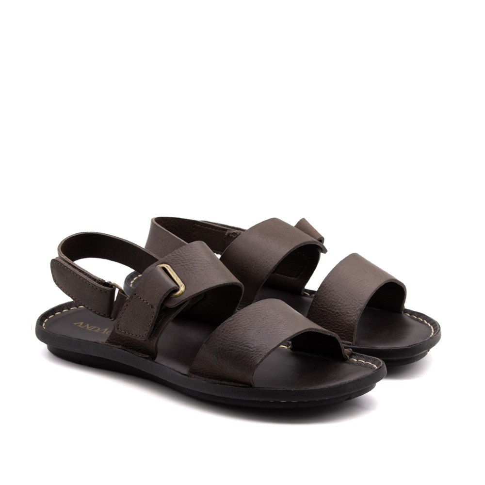 Sandália Masculina Soul em Couro Senna Coffee - 8860SC Sandália Masculina Soul em Couro Senna Coffee - 8860SC