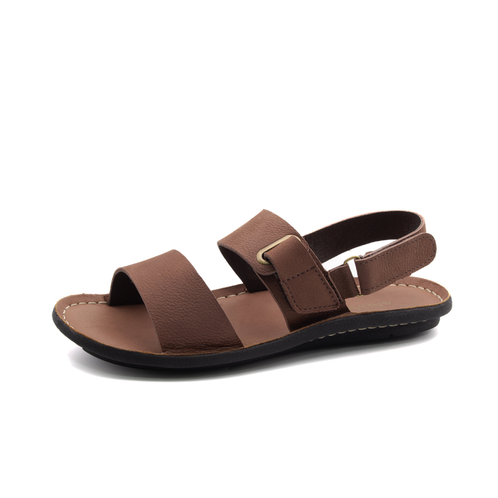 Sandália Masculina Soul em Couro Vertigo Mocca - 8860VM