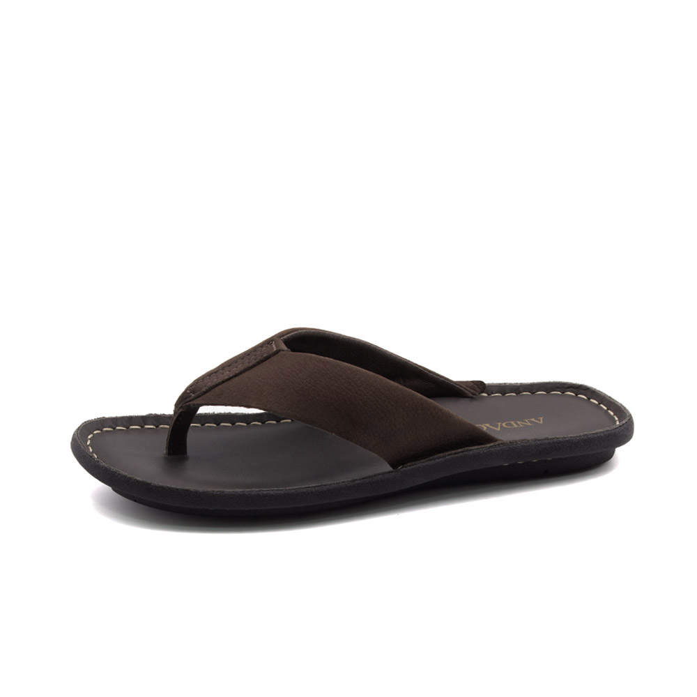 Sandália Masculina Soul em Couro Vertigo Tabaco - 8857VT