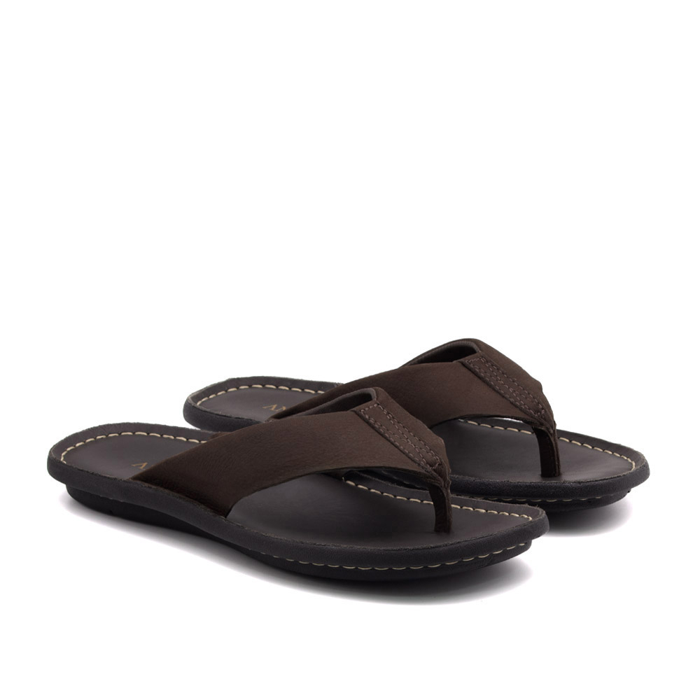 Sandália Masculina Soul em Couro Vertigo Tabaco - 8857VT