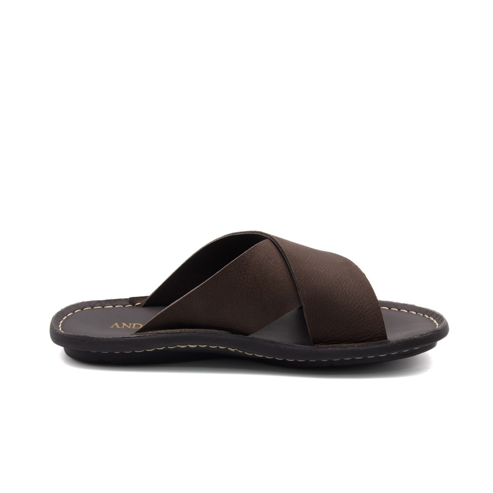 Sandália Masculina Soul em Couro Vertigo Tabaco - 8858VT Sandália Masculina Soul em Couro Vertigo Tabaco - 8858VT