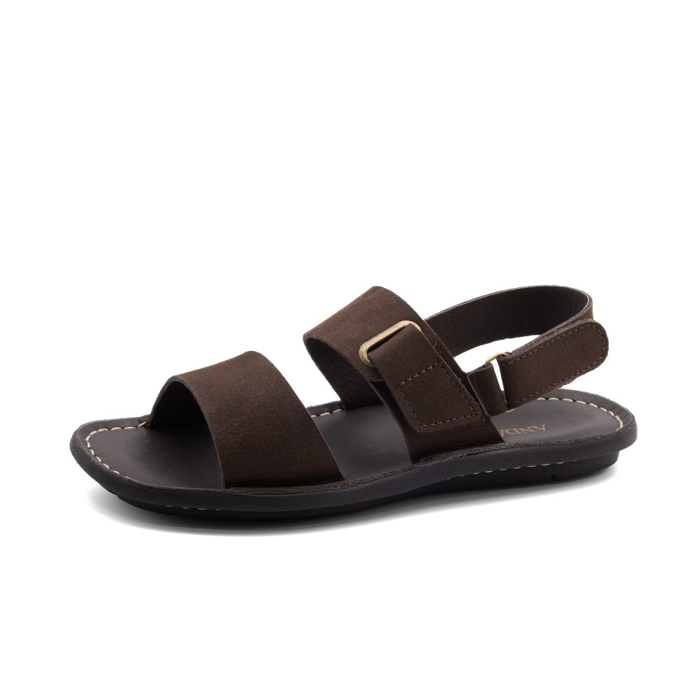 Sandália Masculina Soul em Couro Vertigo Tabaco  - 8860VT