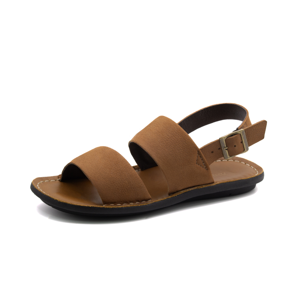Sandália Masculina Soul em Couro Vertigo Tan - 8864VT
