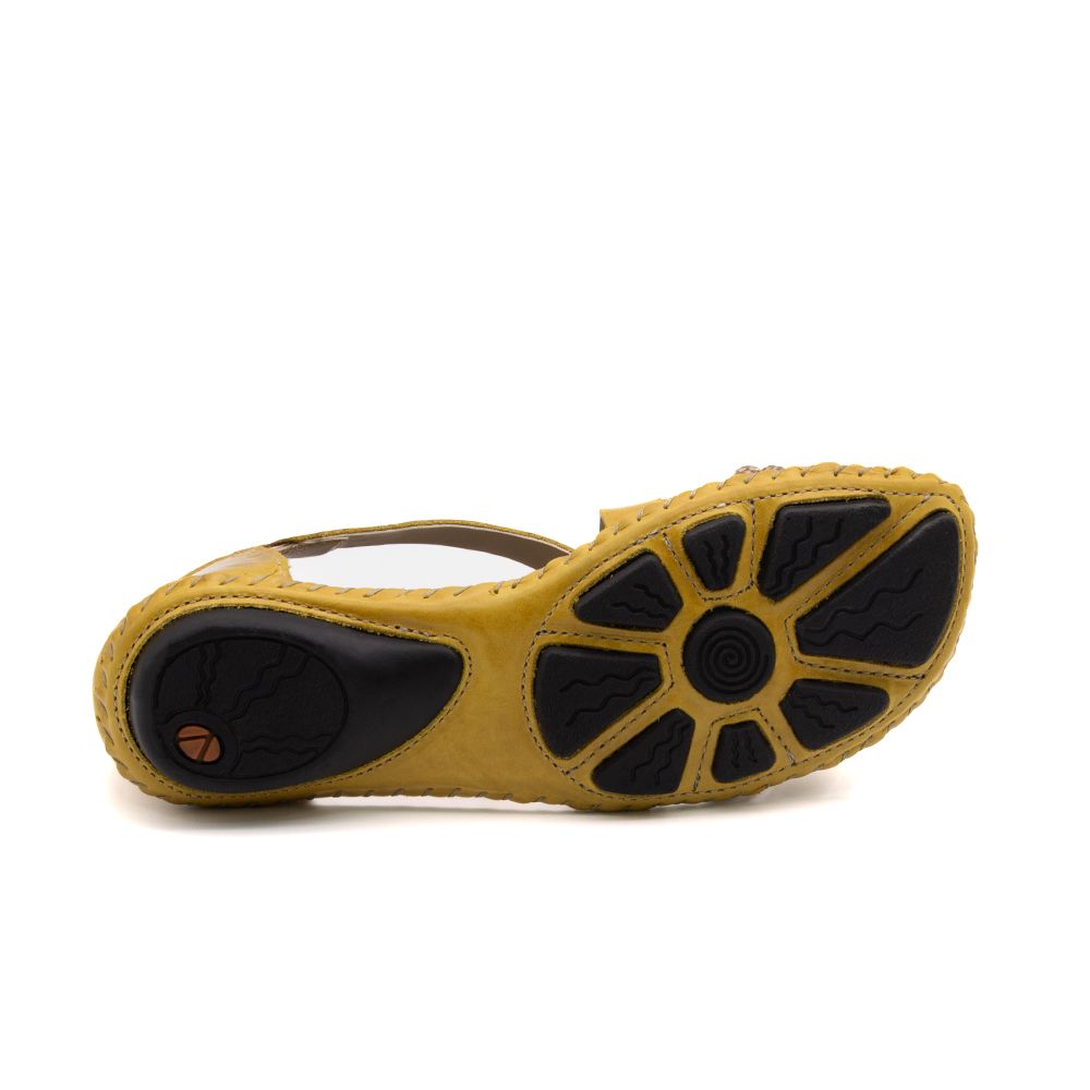 Sandália Rasteira Jade em Couro Crush Melone - 12413CM