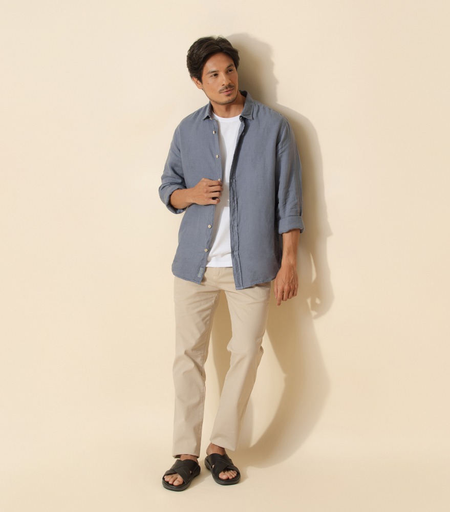 Sandália Masculina Massai em Couro Senna Preto - 5301SP