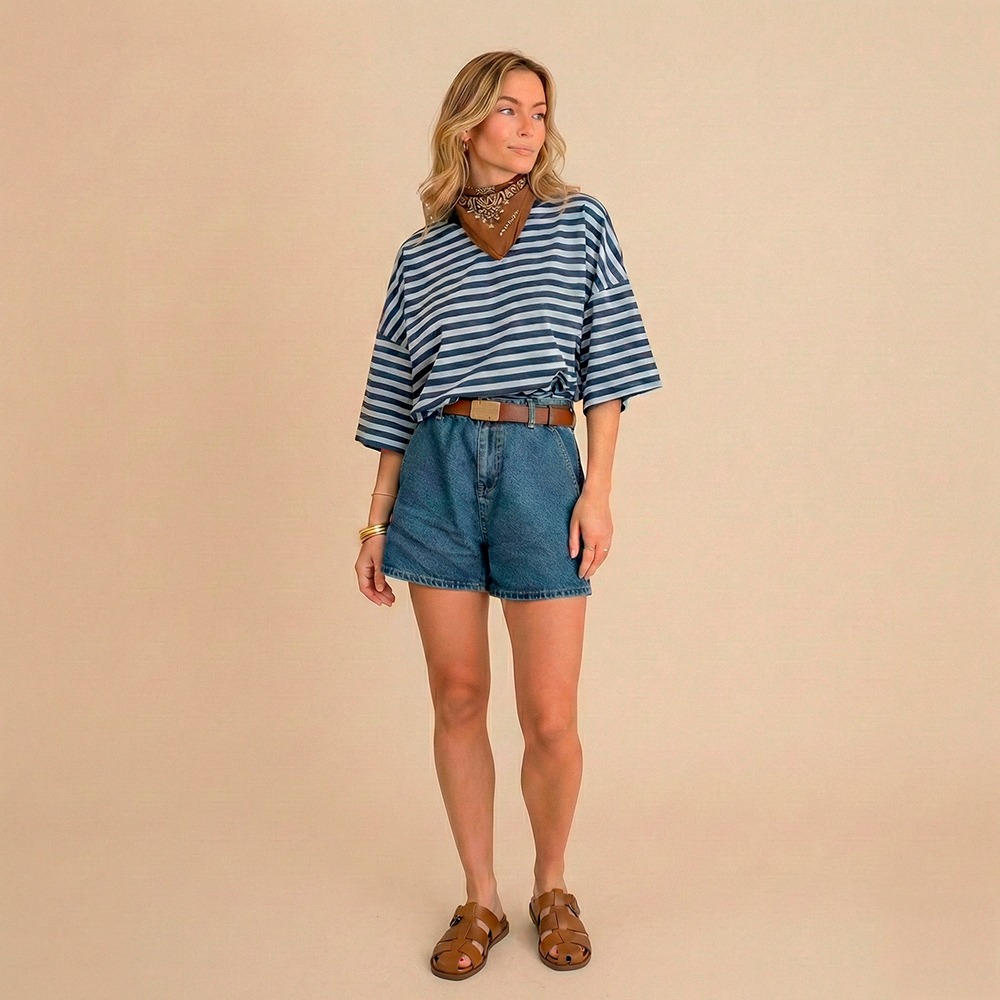 Sandália Papete Sara em Couro Bravvo Tan - 11113BT