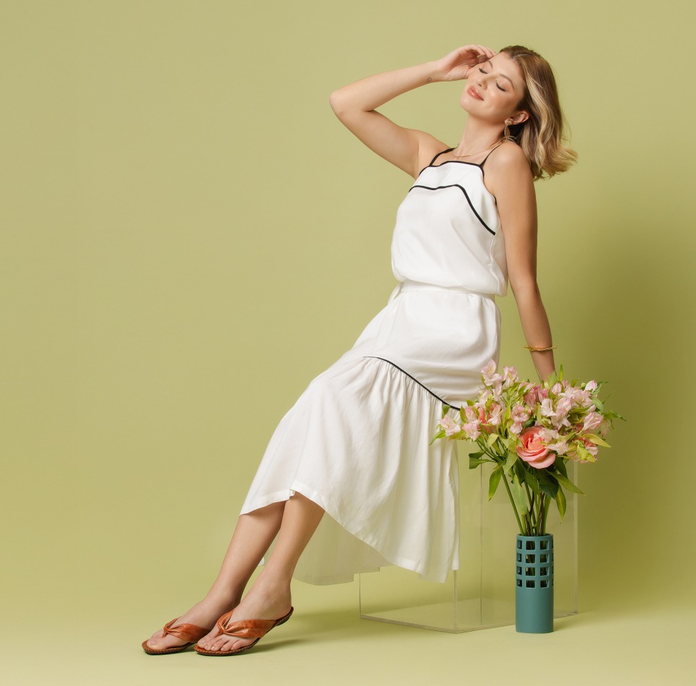 Sandália Rasteira Jade em Couro Alure Cobre - 12404AC Sandália Rasteira Jade em Couro Alure Cobre - 12404AC