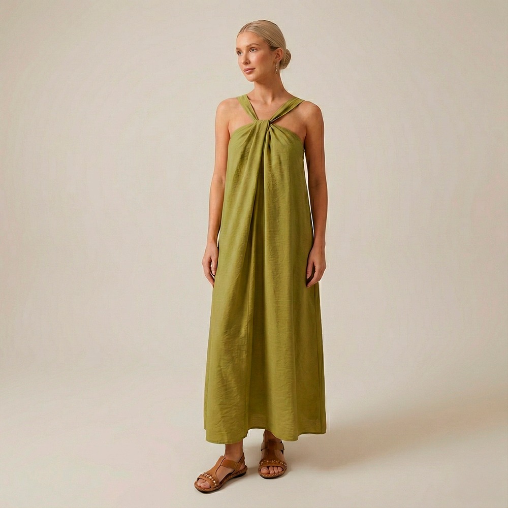 Sandália Rasteira Jade em Couro Bravvo Tan - 12412BT