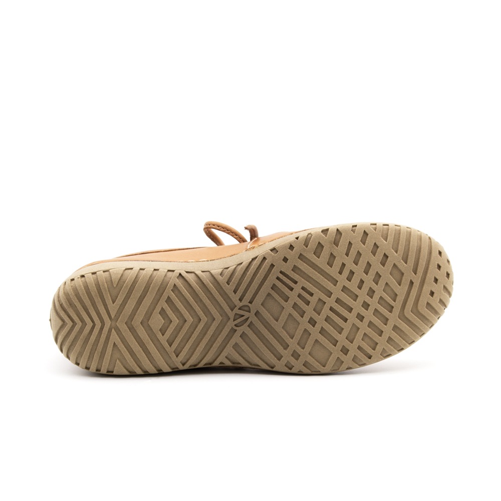Sapatilha Feminina Lis em Couro Gales Camel - 6736GC