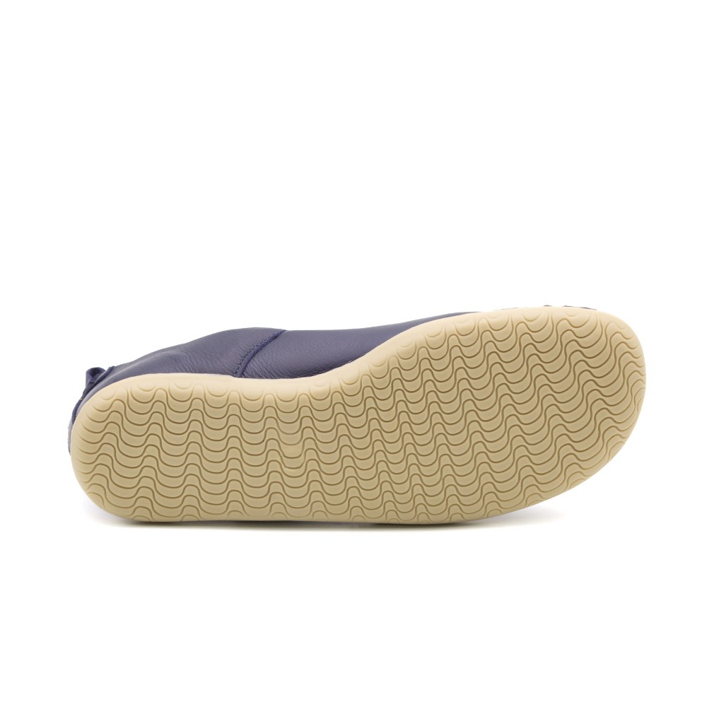 Sapatilha Feminina Siena em Couro Alfa Dark Blue - 6261AD