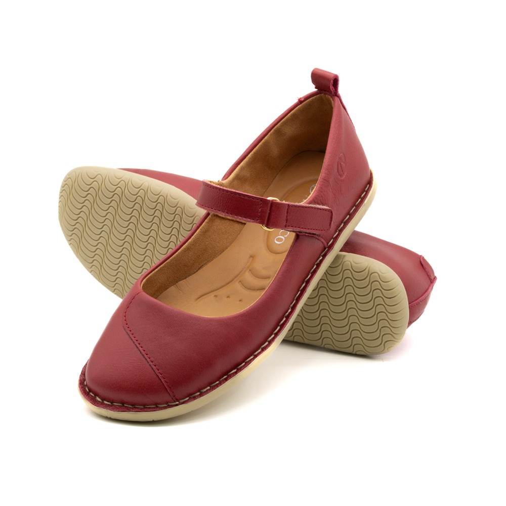 Sapatilha Feminina Siena em Couro Alfa Rubi - 6261AR Sapatilha Feminina Siena em Couro Alfa Rubi - 6261AR