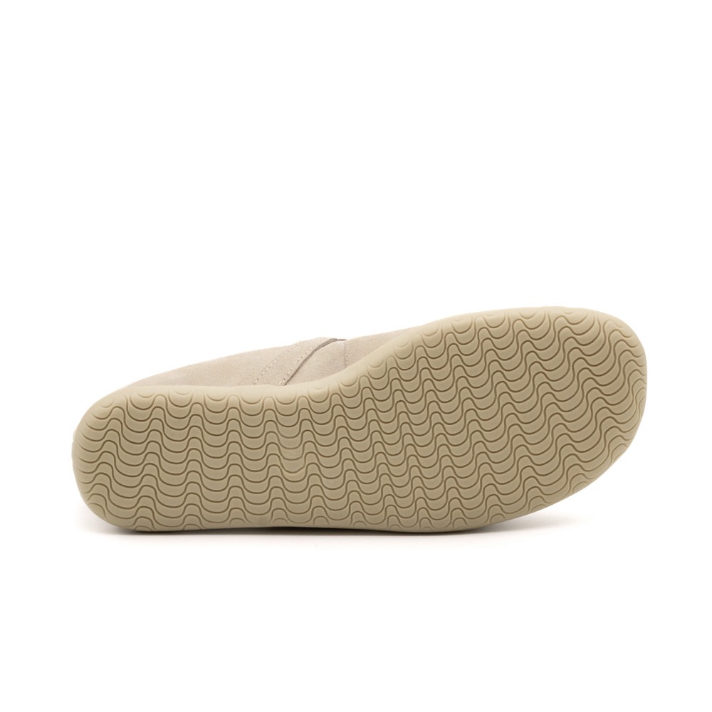 Sapatilha Feminina Siena em Couro Camurça Bege - 6262CB