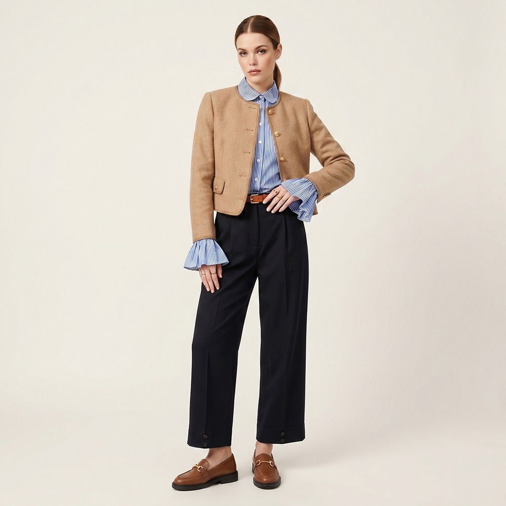 Sapato Feminino Loafer em Couro Alfa Conhaque - 3901AC Sapato Feminino Loafer em Couro Alfa Conhaque - 3901AC