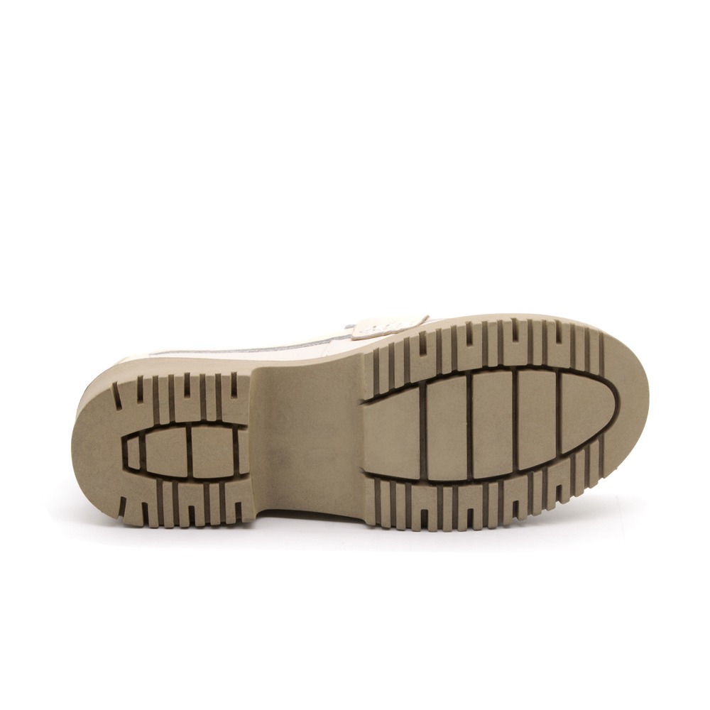 Sapato Feminino Santorini em Couro Alfa Off White - 4053AO