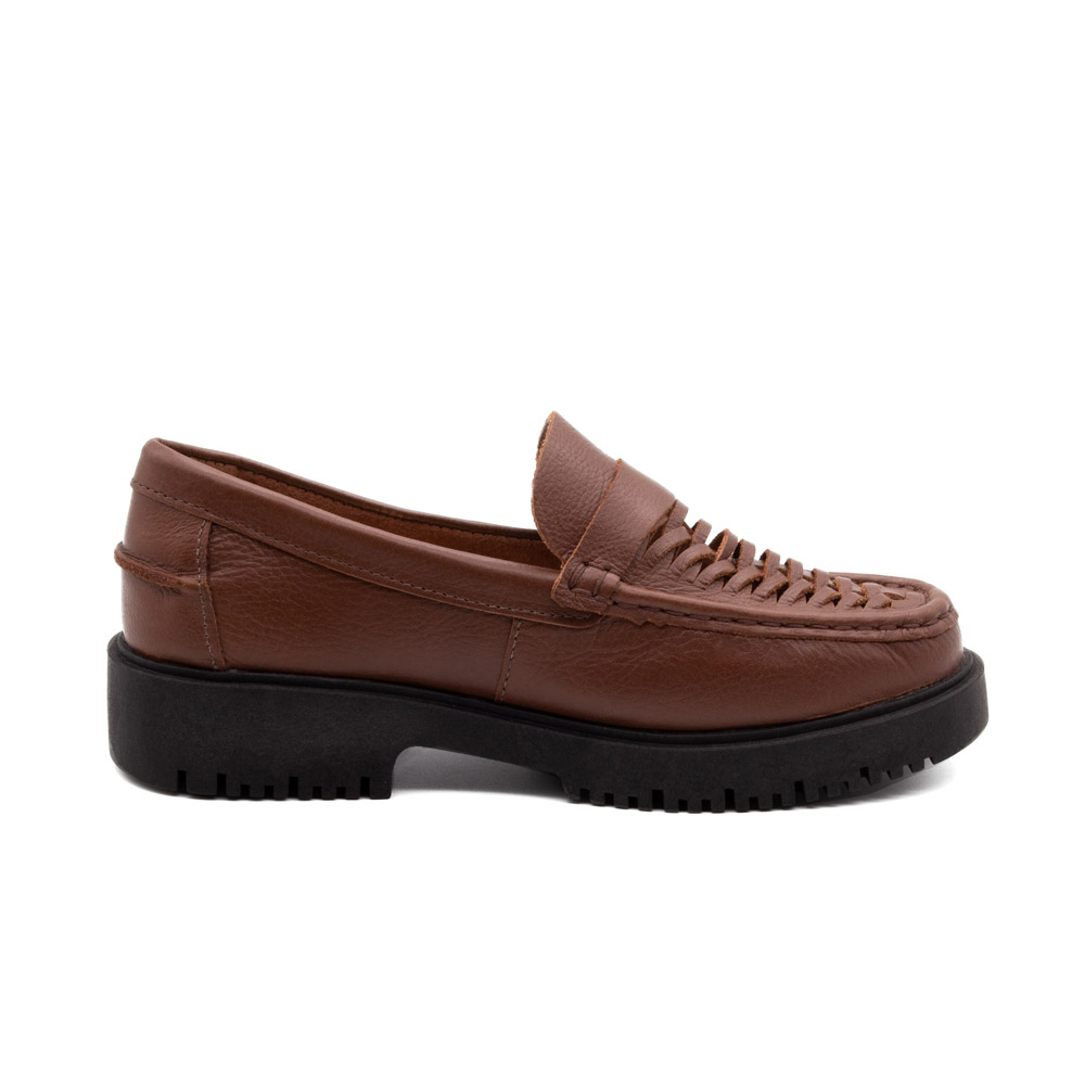 Sapato Feminino Santorini em Couro Alfa Sepia - 4055AS