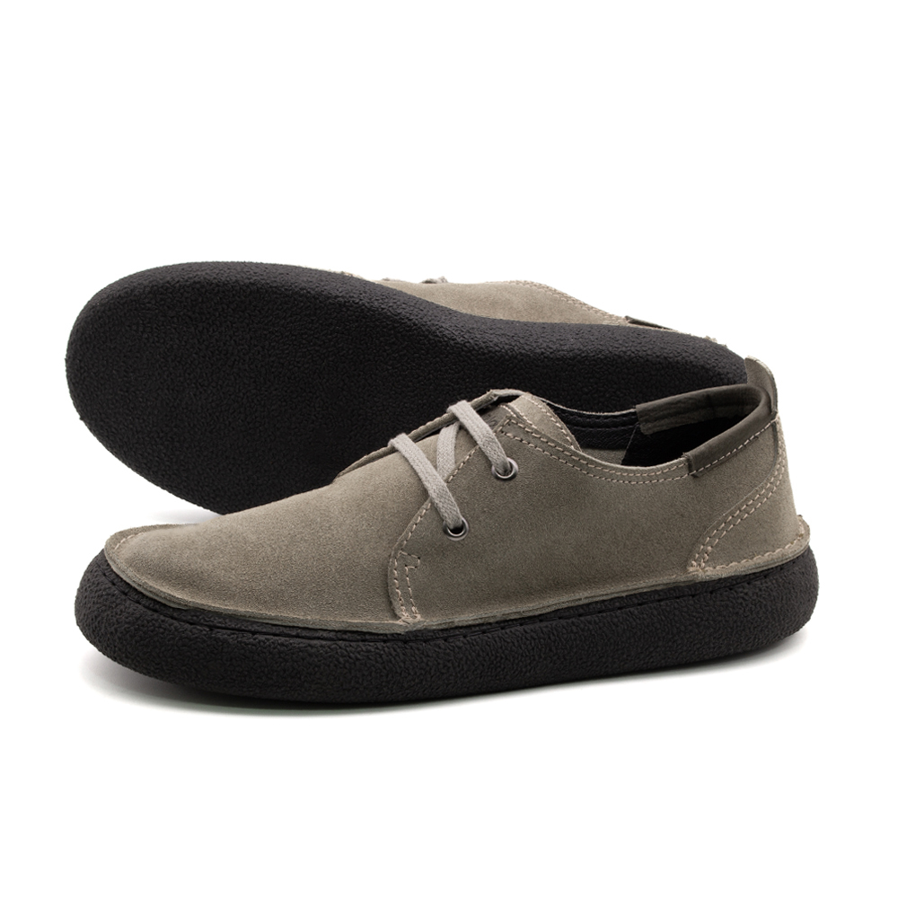 Sapato Masculino Drakkar em Couro Camurça Cinza - 5520CC