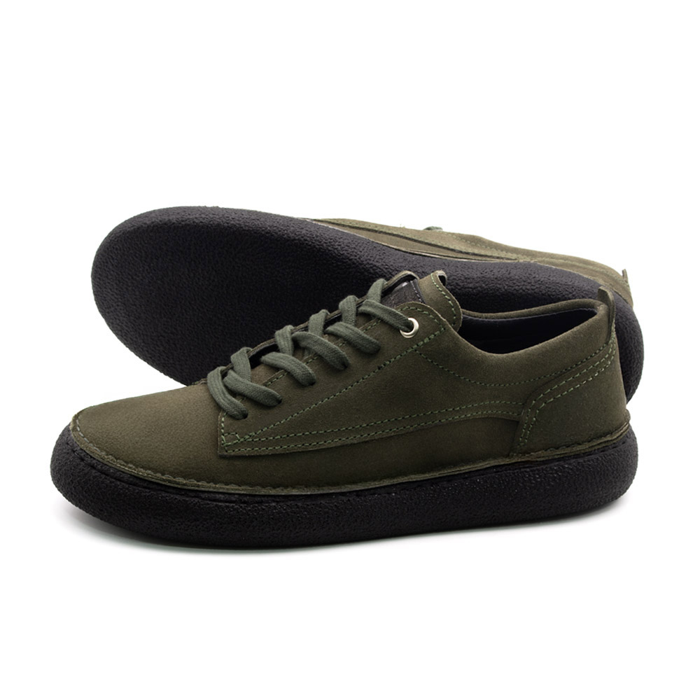 Sapato Masculino Drakkar em Couro Camurça Musgo - 5526CM Sapato Masculino Drakkar em Couro Camurça Musgo - 5526CM