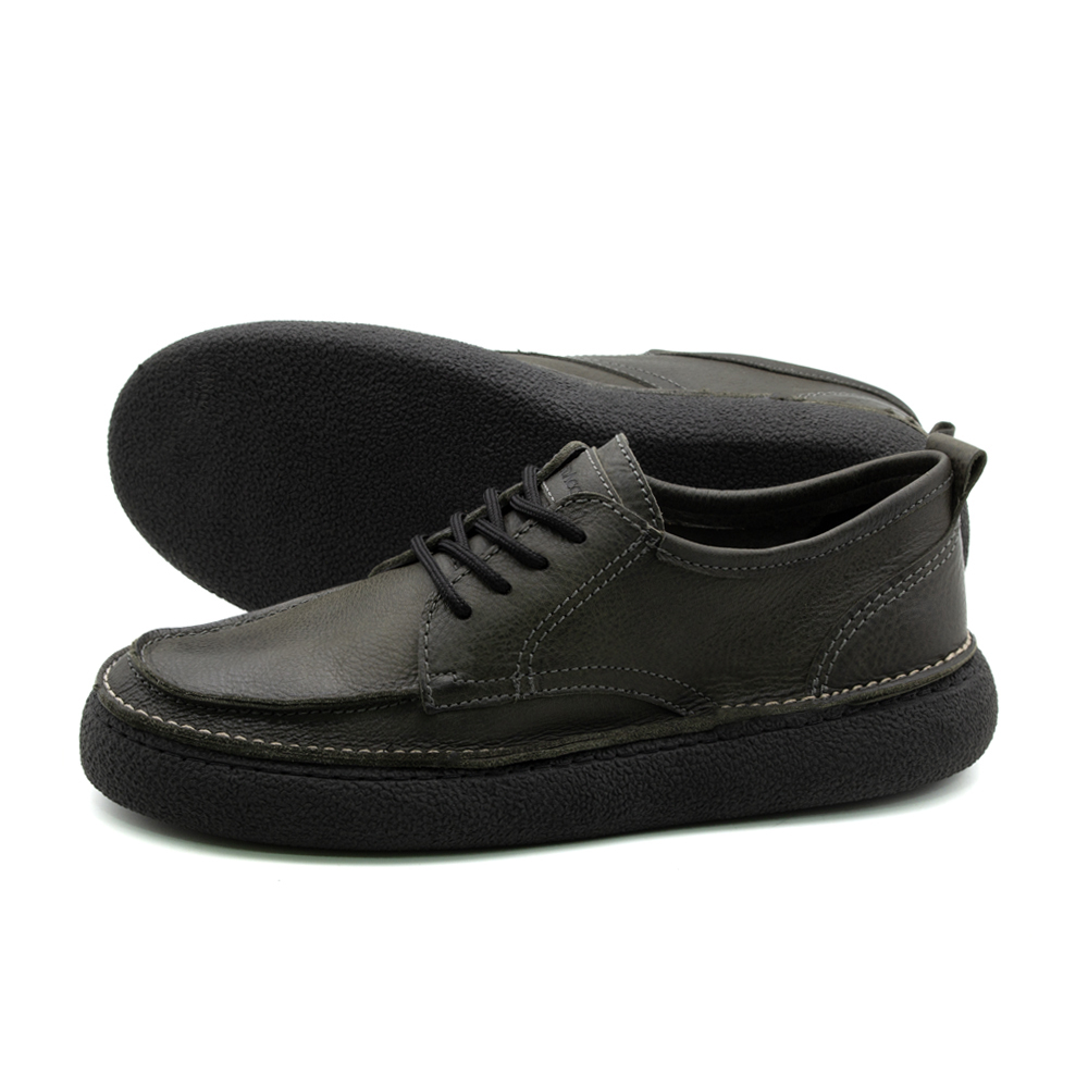 Sapato Masculino Drakkar em Couro Senna Army - 5521SA