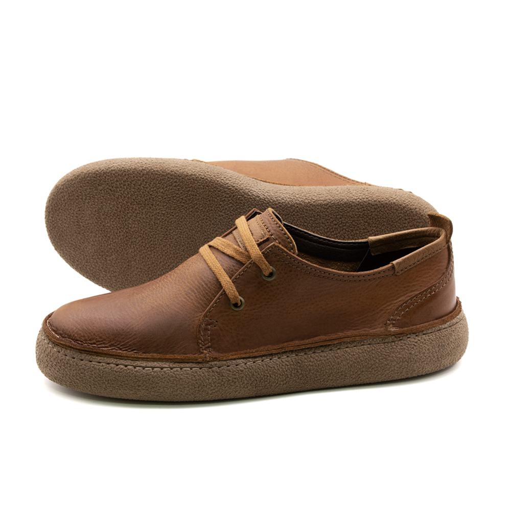Sapato Masculino Drakkar em Couro Senna Camel - 5520SC