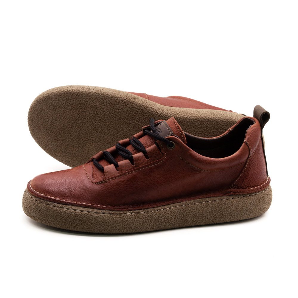 Sapato Masculino Drakkar em Couro Senna Rust - 5522SR