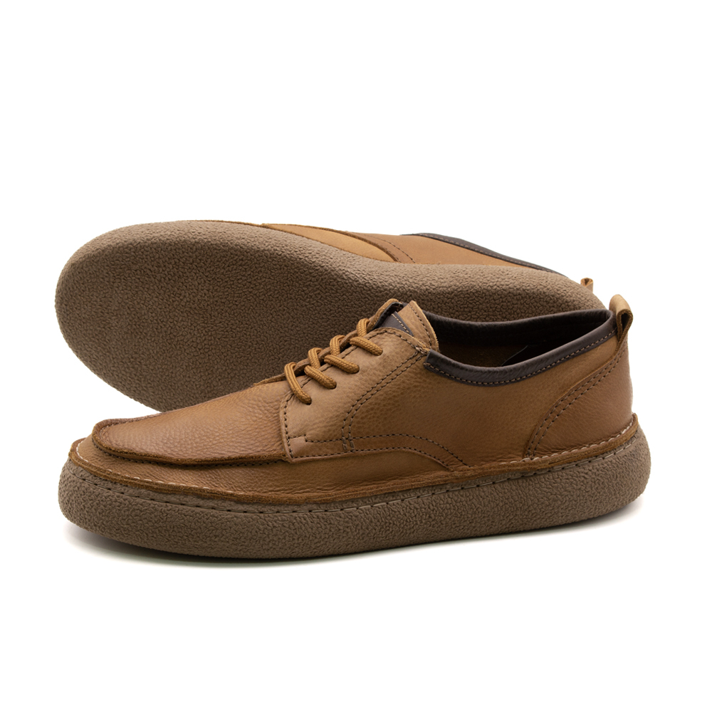Sapato Masculino Drakkar em Couro Senna Tan - 5521ST