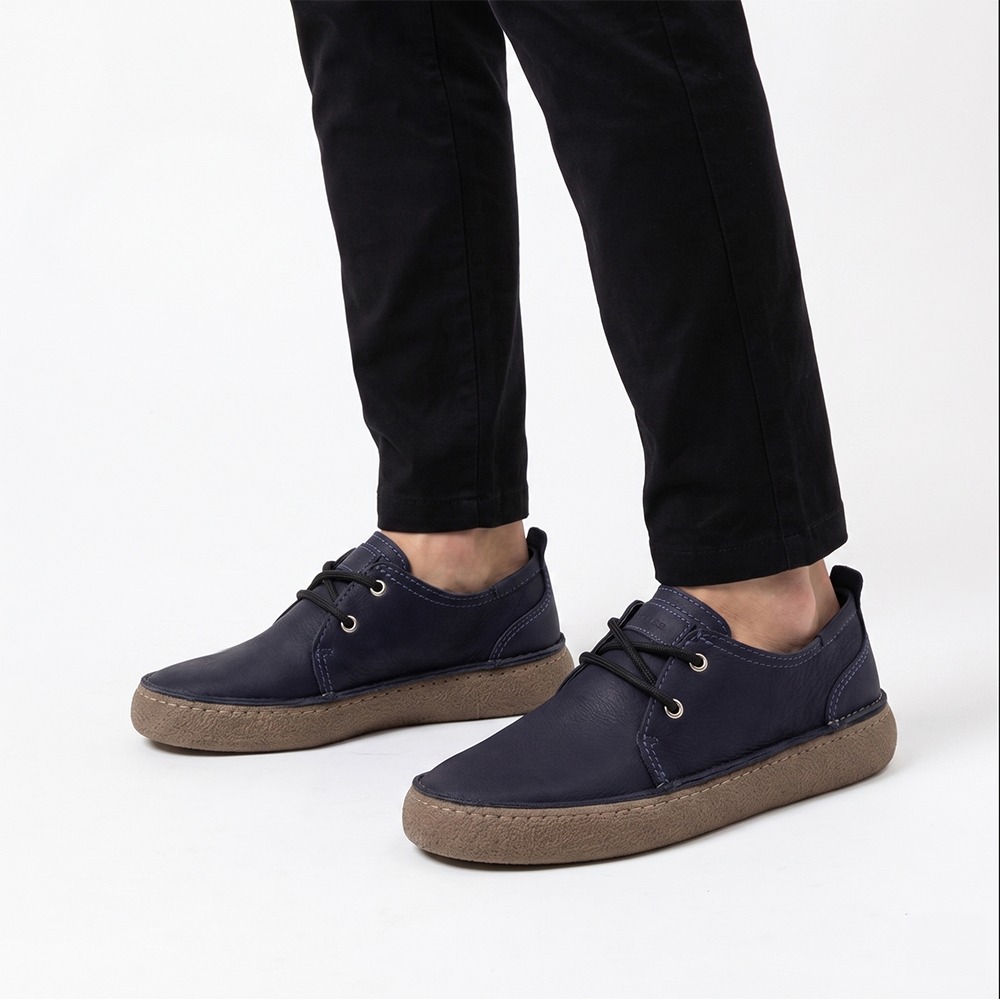 Sapato Masculino Drakkar em Couro Vertigo Marinho - 5520VM