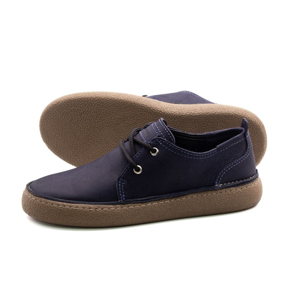 Sapato Masculino Drakkar em Couro Vertigo Marinho - 5520VM