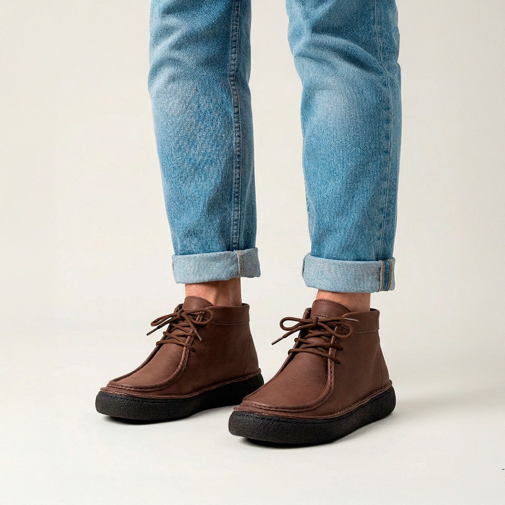 Sapato Masculino Drakkar em Couro Vertigo Mocca - 5524VM