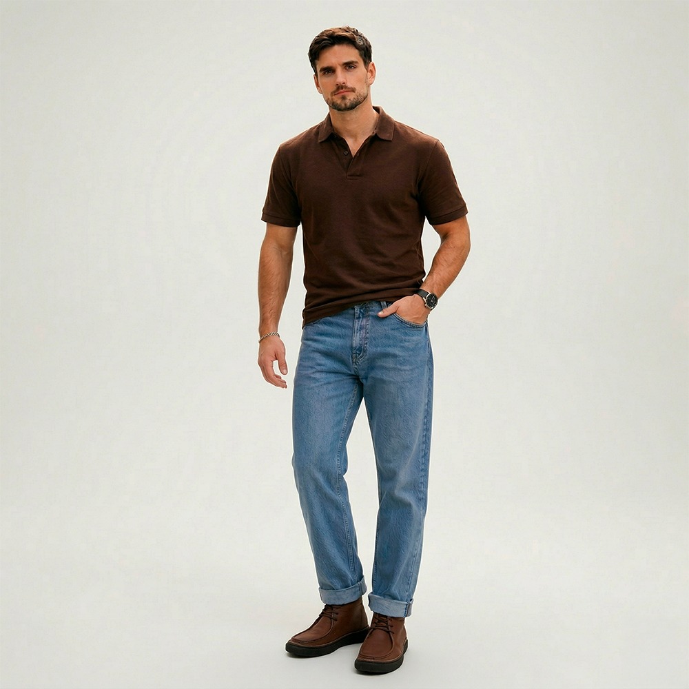 Sapato Masculino Drakkar em Couro Vertigo Mocca - 5524VM