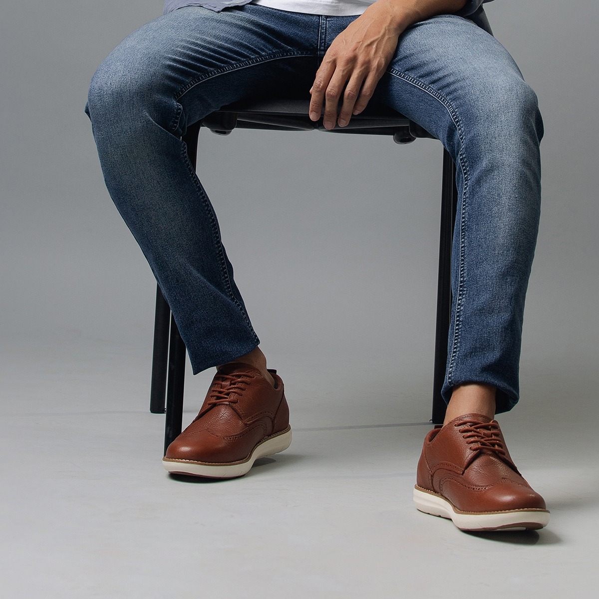 Sapato Masculino Urban em Couro Floater Rust - 9442FR