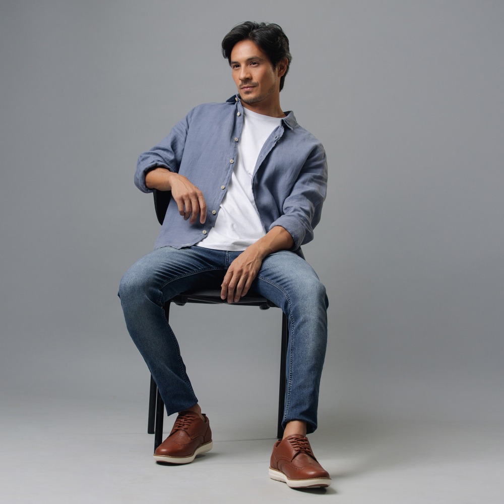 Sapato Masculino Urban em Couro Floater Rust - 9442FR