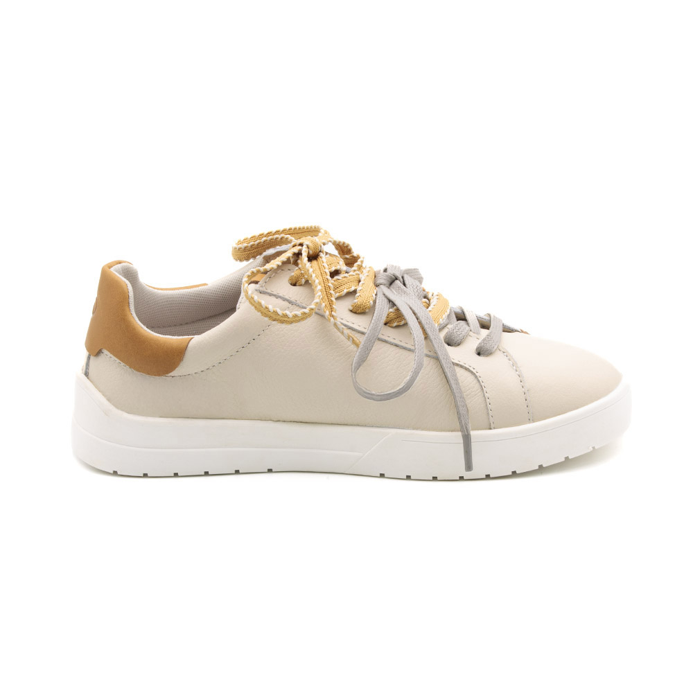 Tênis Aura em Couro Alfa Off White - 6807AOD