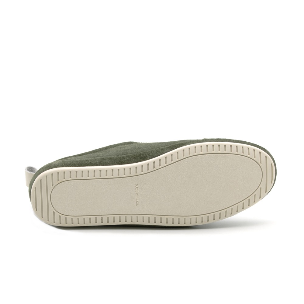 Tênis Easy em Couro Camurça Musgo - 6634CM