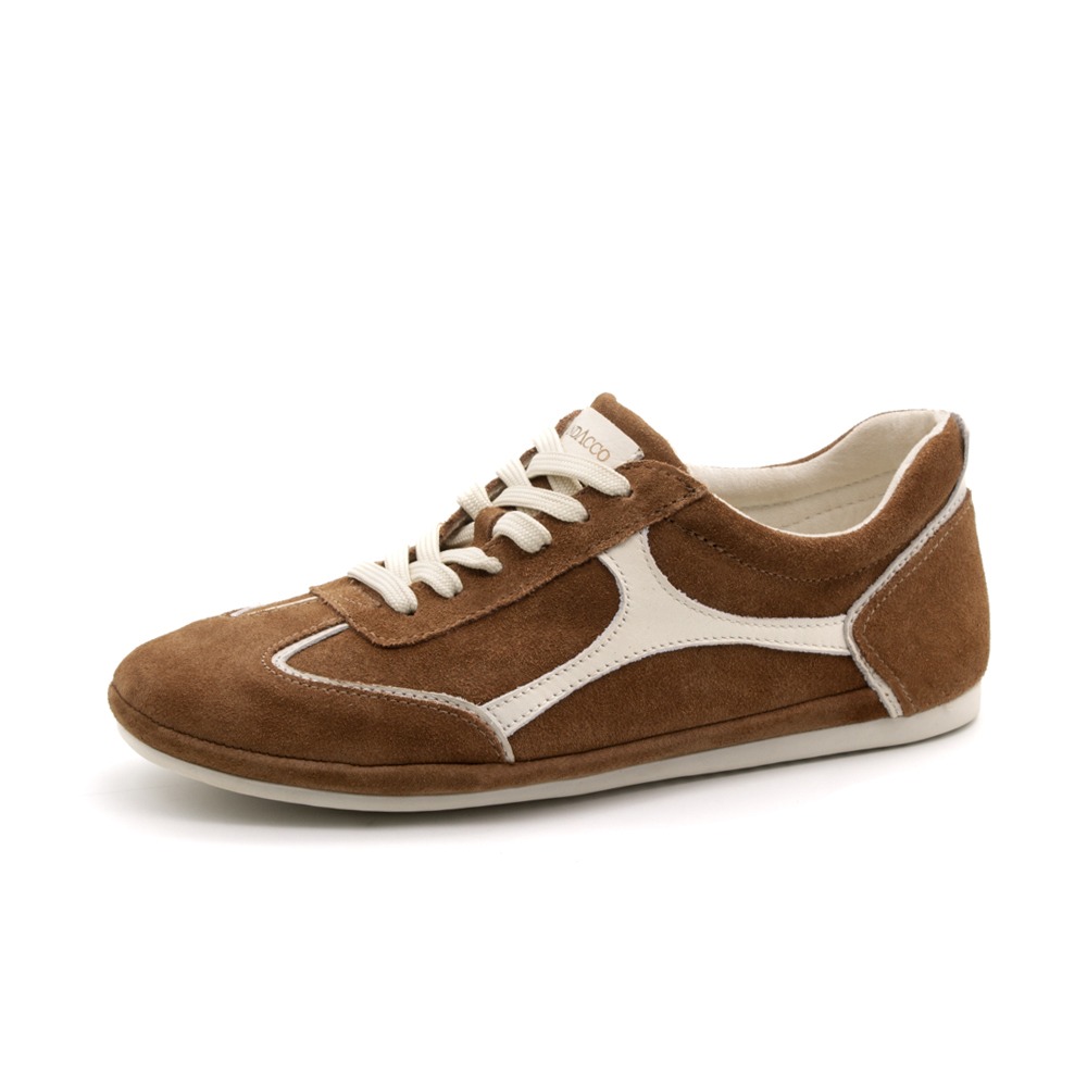 Tênis Feminino Easy em Couro Camurça Marrom - 6639CK