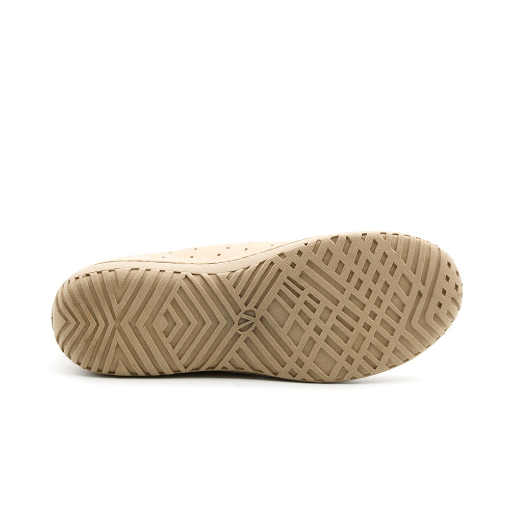 Tênis Feminino Lis em Couro Nobuck Bege Almond - 6732NA